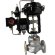 DN50 Pneumatic control valve 10Р11Y-DNx5016Z-L122C-C (cast iron body, SS304 trim) with YT-1000 positioner, input 4-20mA, Ex