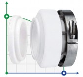 PTFE сильфонное торцевое уплотнение R-152Т 55, PTFE/CER, PTFE PTFE сильфонное торцевое уплотнение R-152Т 55, PTFE/CER, PTFE
