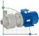 Pozioma pompa odśrodkowa z uszczelnieniami mechanicznymi DR 020 PP, 1,1 kW