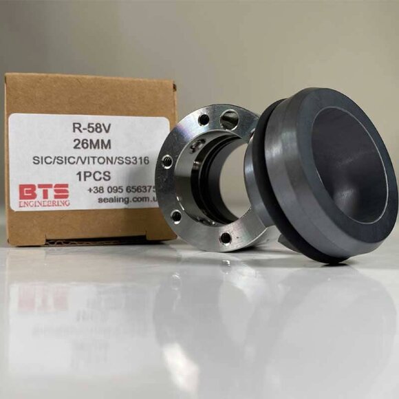 Механічне ущільнення насосу R-58V 85, CAR/SIC, EPDM, 304, A0