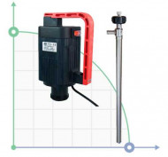 Бочковой электрический насос TR AISI 316 с валом INOX 1200 мм