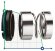 Uszczelnienie pompy R-108U 50, SIC/SIC, TTE, 304, T5F