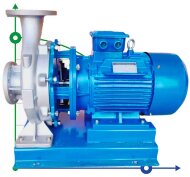 TKHW 80/110-4/2 (45/16), 4 kW, AISI 304, 2900 насос нержавеющий горизонтальный