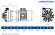 Pompe centrifuge horizontale à garnitures mécaniques DR 020 PP, 1,5 kW
