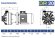 Pompe centrifuge horizontale à garnitures mécaniques DR 020 PP, 1,5 kW