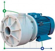 Горизонтальный центробежный насос МВ 150, ПП, MECHANICAL SEAL, VITON Горизонтальный центробежный насос МВ 150, ПП, MECHANICAL SEAL, VITON