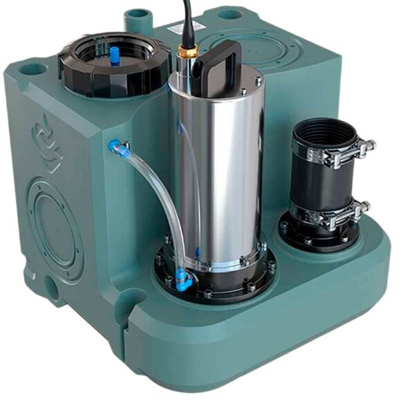 KNS solo lift for summer cottages, bomb shelters, private houses with remote control AIZL-1500W, 33/14, 1.5 kW, 220V, 2800 rpm