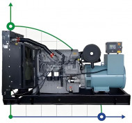 Industrieller Dieselgenerator XHYP-240GF mit ATS, motor Perkins 350kVA, 240kW, 380V/50HZ offene Art Industrieller Dieselgenerator XHYP-240GF mit ATS, motor Perkins 350kVA, 240kW, 380V/50HZ offene Art