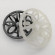 Kunststoffplatte Rosettenring, PP, 73x28x(3x4), Plastic Teller Rosette Ring