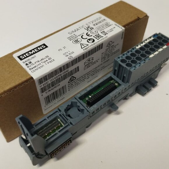 6ES7193-6BP00-0BA0, SIMATIC ET 200SP, базовый блок BU15-P16+A0+2B, BU тип A0