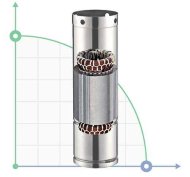 Motorgehäuse mit einem Stator für Aquatica-Schraubpumpen, 777212027