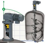 L'agitateur mélangeur de la série GREATWALL MIXERS GMR avec une boîte de vitesses installée à angle droit avec une puissance allant jusqu'à 1100 kW 1~350 tr/min L'agitateur mélangeur de la série GREATWALL MIXERS GMR avec une boîte de vitesses installée à angle droit avec une puissance allant jusqu'à 1100 kW 1~350 tr/min