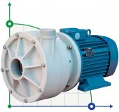 Bomba centrífuga horizontal MV 150, PP, VITON, A, sin motor Bomba centrífuga horizontal MV 150, PP, VITON, A, sin motor