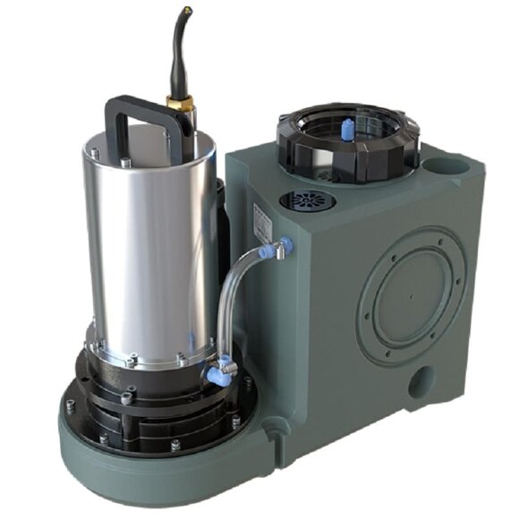 Unidad elevadora de aguas residuales con trituradora y panel de control AIZL-SC750W, 15,5/13,5, 0,75 kW, 220 V, 2800 rpm