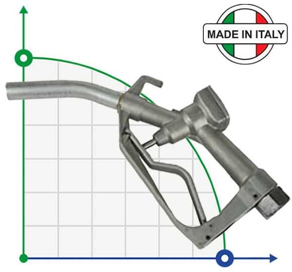 PISTOLAALLUMINIO MANUALE Manualmetalnozzle mm 25-роздатковий пістолет