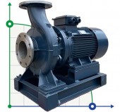 BGWH 200-315 (200/32), 30kW, 1480 - pompe horizontale en acier inoxydable BGWH 200-315 (200/32), 30kW, 1480 - pompe horizontale en acier inoxydable