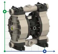Bomba neumática de diafragma PHOENIX P160 PP HYTREL+PTFE ATEX Bomba neumática de diafragma PHOENIX P160 PP HYTREL+PTFE ATEX