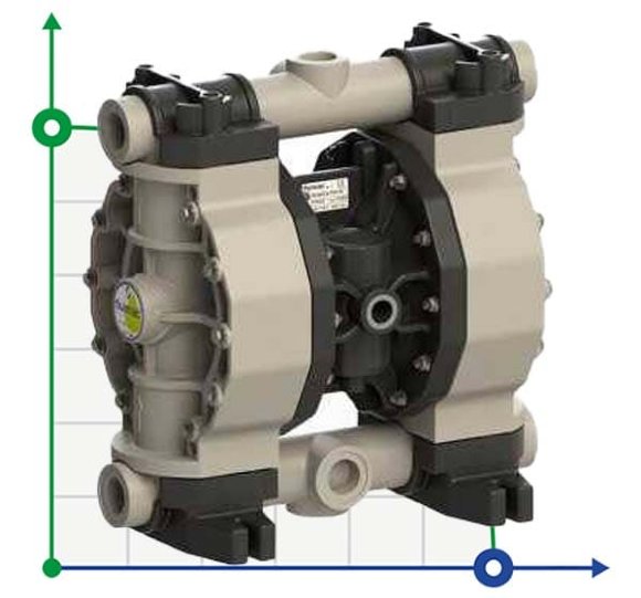 PHOENIX P160 PP HYTREL + PTFE ATEX пневматичний мембранний насос