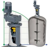 Mixer agitator GREATWALL MIXERS GMP series with parallel shaft power up to 315 kW 1~400 rpm Mixer agitator GREATWALL MIXERS GMP series with parallel shaft power up to 315 kW 1~400 rpm