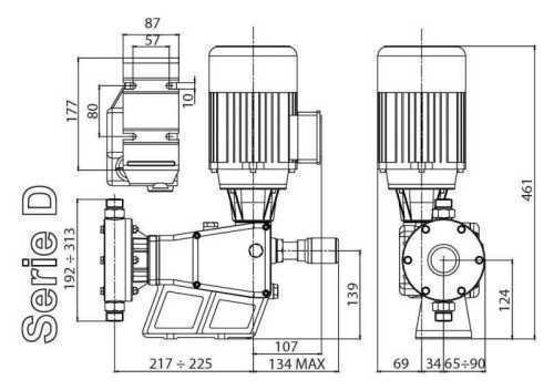 Мембранный насос-дозатор PDM-D AA 113/10 400/3/50 0,25