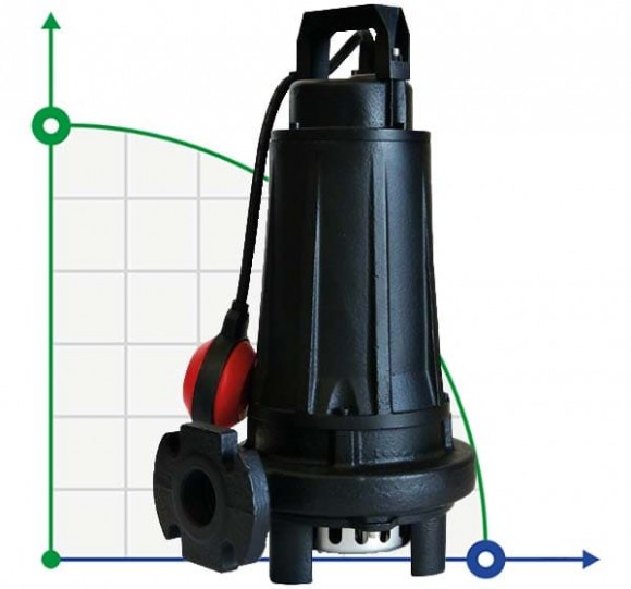 Dreno APX 32-2/150 T/G submersible pump with two-channel impeller