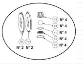 Ремкомплект до пневматичного мембранного насоса FLUIMAC PHOENIX 700 HTTPT