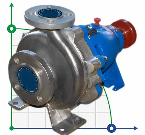 Cantilever pump BS 40-315/220, AISI 304, 2900, without motor