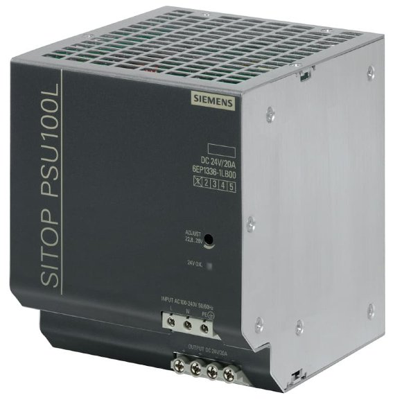 6EP1336-1LB00, SITOP PSU100L 24 V/20 A Fuente de alimentación estabilizada