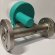 DN25 Medidor de flujo de acero inoxidable rotámetro LZ PN16 (líquido Mezcla de alcohol C2H5OH 96%), 160...1600 l/h, 4-20mA,Ex, 0,8014g/cm3,8/30/78°C