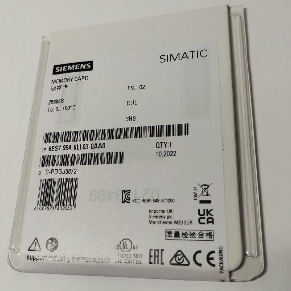 6ES7954-8LL03-0AA0 карта памяти S7-1200 256МВ