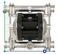 Пневматичний мембранний насос BOXER 81 AISI 316 IB80-A-HTTAT-- Пневматичний мембранний насос BOXER 81 AISI 316 IB80-A-HTTAT--
