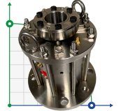 Подвійне картриджне ущільнення для мішалки R-M481KL-D 40, SIC/SIC/CAR/SIC/VITON, 304 Подвійне картриджне ущільнення для мішалки R-M481KL-D 40, SIC/SIC/CAR/SIC/VITON, 304