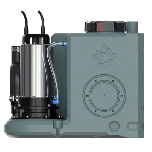 Estación de almacenamiento Sololift con mecanismo de corte con dos bombas y cuadro de control AIZL- SC750W Doble, 15,5/13,5, 0,75 kW, 220V, 2800 rpm Estación de almacenamiento Sololift con mecanismo de corte con dos bombas y cuadro de control AIZL- SC750W Doble, 15,5/13,5, 0,75 kW, 220V, 2800 rpm