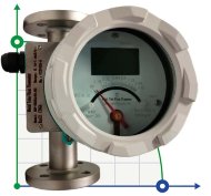 DN25 Stainless steel flow meter rotameter LZ PN16 (water), 0.16...1.6 m3/h, 4-20mA, Ex, 8/80/100°C DN25 Stainless steel flow meter rotameter LZ PN16 (water), 0.16...1.6 m3/h, 4-20mA, Ex, 8/80/100°C