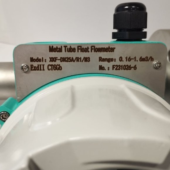 DN25 Stainless steel flow meter rotameter LZ PN16 (water), 0.16...1.6 m3/h, 4-20mA, Ex, 8/80/100°C DN25 Stainless steel flow meter rotameter LZ PN16 (water), 0.16...1.6 m3/h, 4-20mA, Ex, 8/80/100°C