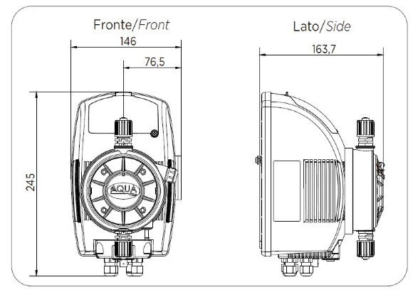 Bomba dosificadora PDE HC899-4 25-2.5/42-1 230V PVC-GL-VT Bomba dosificadora PDE HC899-4 25-2.5/42-1 230V PVC-GL-VT