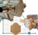 Pumpengehäuse und Abdeckung ROVER POMPE BE-G ohne Getriebe, Code 975035