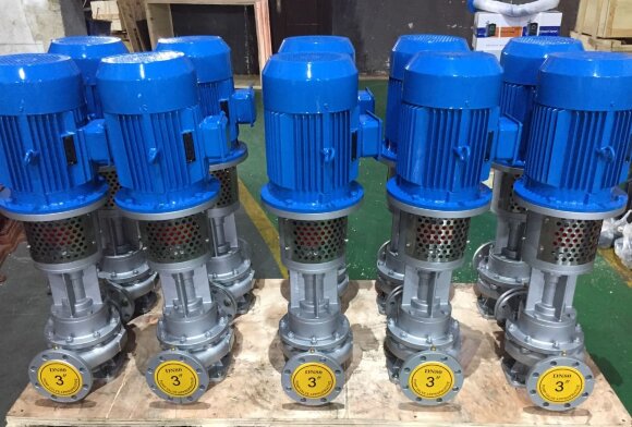 Bomba vertical de transferencia de calor LQLRY65-65-210/2-C, 25 m3/h, 50 m, 7,5 kW, 2900 rpm Bomba vertical de transferencia de calor LQLRY65-65-210/2-C, 25 m3/h, 50 m, 7,5 kW, 2900 rpm