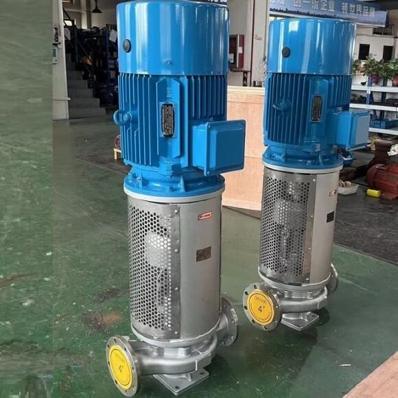 Bomba vertical de transferencia de calor LQLRY65-65-210/2-C, 25 m3/h, 50 m, 7,5 kW, 2900 rpm Bomba vertical de transferencia de calor LQLRY65-65-210/2-C, 25 m3/h, 50 m, 7,5 kW, 2900 rpm