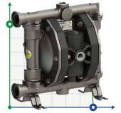 PHOENIX P160 AISI316 ATEX pompa membranowa pneumatyczna PHOENIX P160 AISI316 ATEX pompa membranowa pneumatyczna