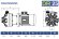 Pompe centrifuge horizontale à garnitures mécaniques DR 025 PP, 1,5 kW
