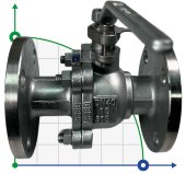 PN16 DN40 Кульовий кран з нержавіючої сталі AISI 316, Seat PTFE PN16 DN40 Кульовий кран з нержавіючої сталі AISI 316, Seat PTFE