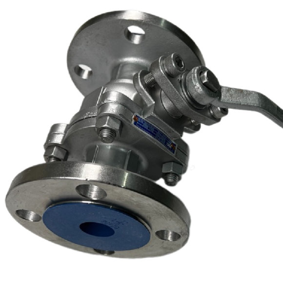 PN16 DN40 Stainless steel ball valve AISI 316, seat PTFE