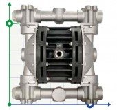 Bomba neumática de membrana BOXER 100 ALU IB100-AL-HTTRT-- Bomba neumática de membrana BOXER 100 ALU IB100-AL-HTTRT--