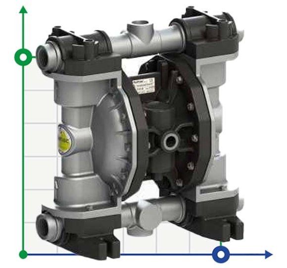 PHOENIX P160 ALU HYTREL ATEX пневматический мембранный насос
