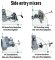 Mieszalnik GREATWALL MIXERS z napędem pasowym z bocznym wejściem seria CPT moc do 55 kW 190~350 obr./min