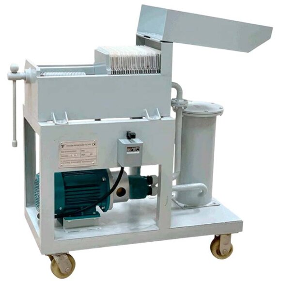 Plate pressure oil purifier machine  for transformer oil PL-100 made of carbon steel