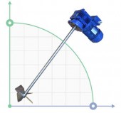 Stirrer made of stainless steel ML501095, 0,75 kW, 95 rpm Stirrer made of stainless steel ML501095, 0,75 kW, 95 rpm