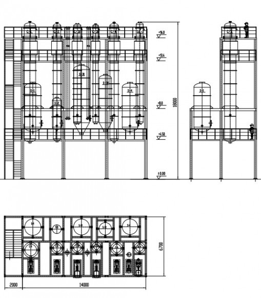 19.6T vacuum evaporation unit for Bards (4-stage) 19.6T vacuum evaporation unit for Bards (4-stage)