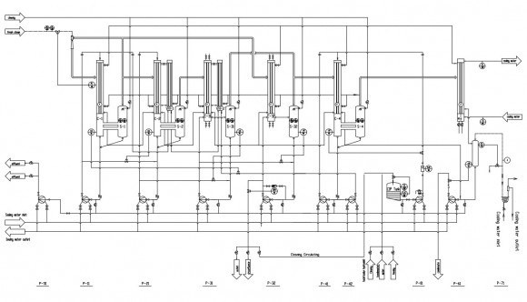 19.6T vacuum evaporation unit for Bards (4-stage) 19.6T vacuum evaporation unit for Bards (4-stage)